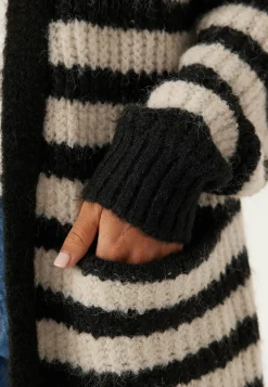 Objmilu Ls Lo Long Knit Cardig