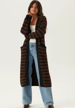 Objmilu Ls Lo Long Knit Cardig