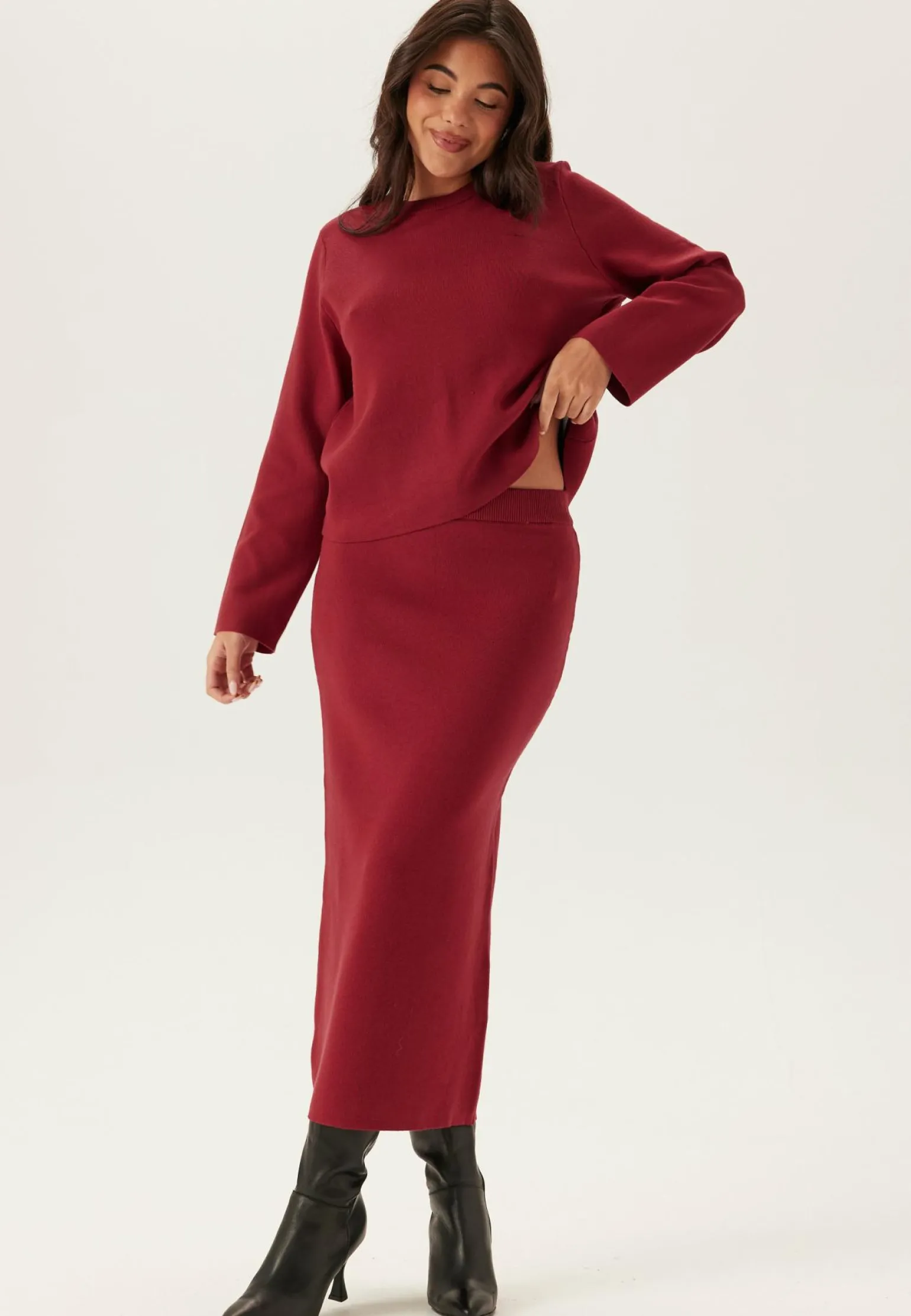 Objreynard Hw Knit Skirt Noos