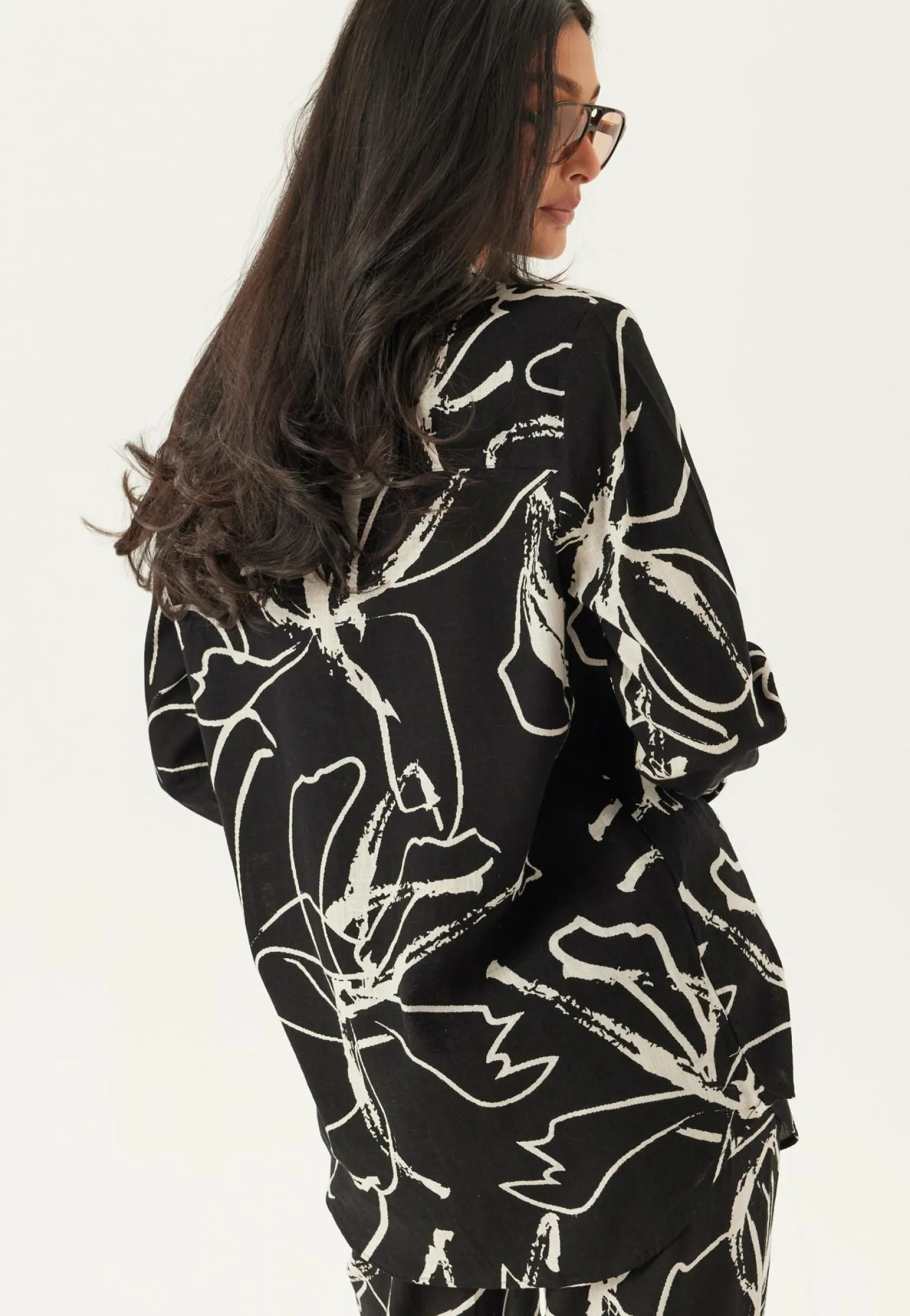 Objsanne L/S SHIRT AOP SHIRT