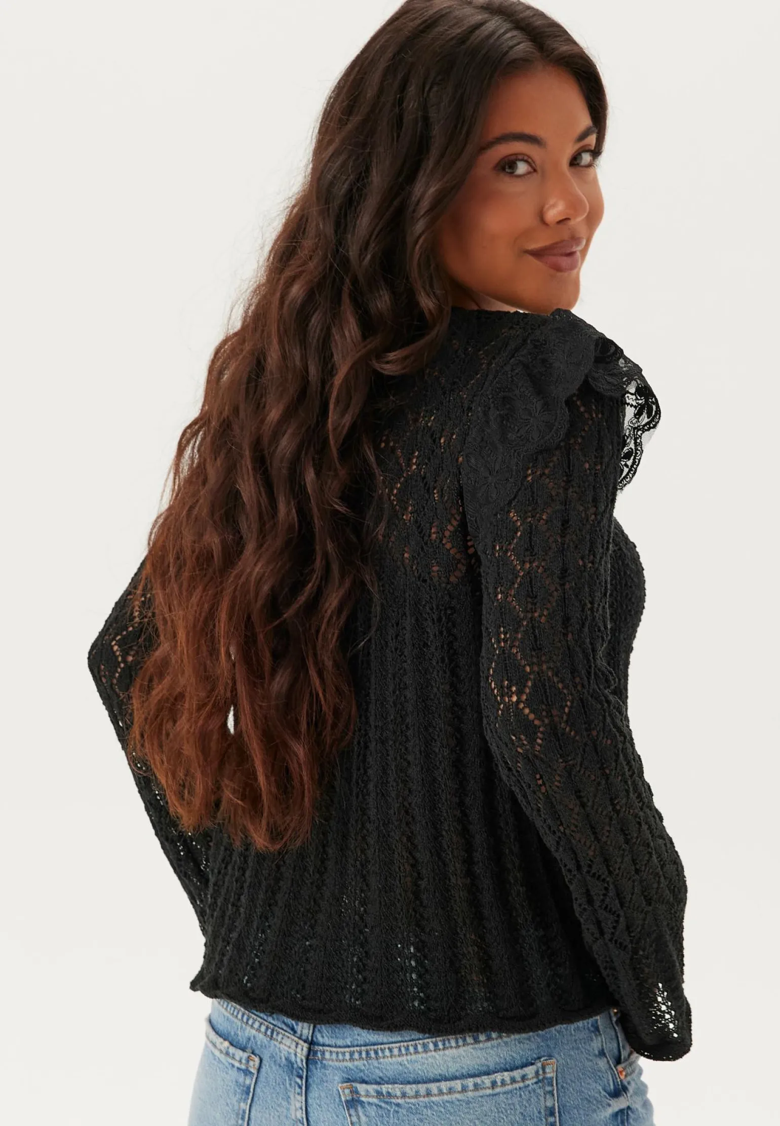 Onlashley Ls O-neck Mix Knt