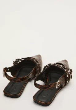 Onlaura-7 Pu Hardware Slingback
