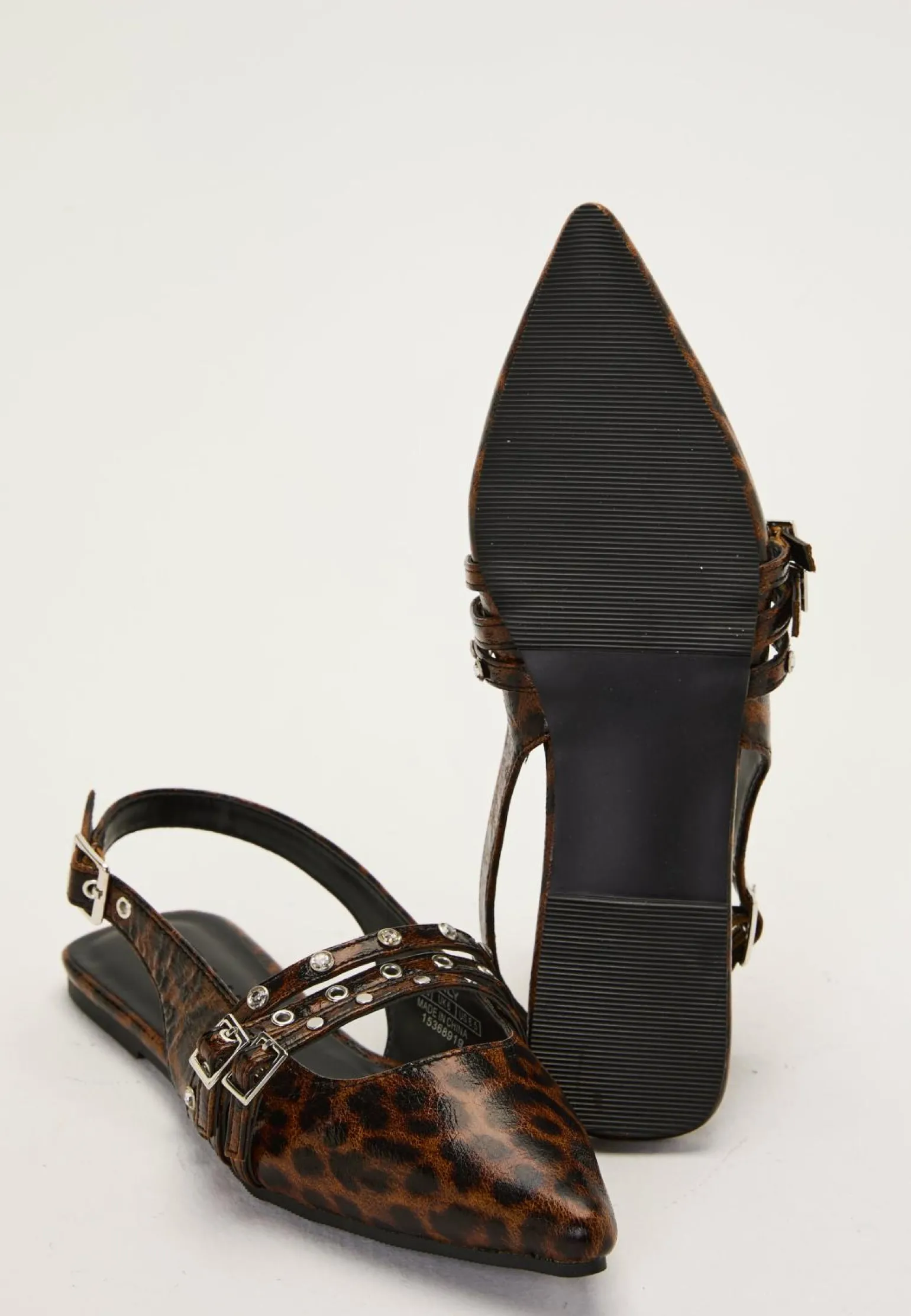Onlaura-7 Pu Hardware Slingback