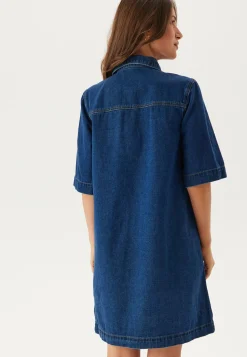 Onlbelle S/S BUTTON DRESS DNM