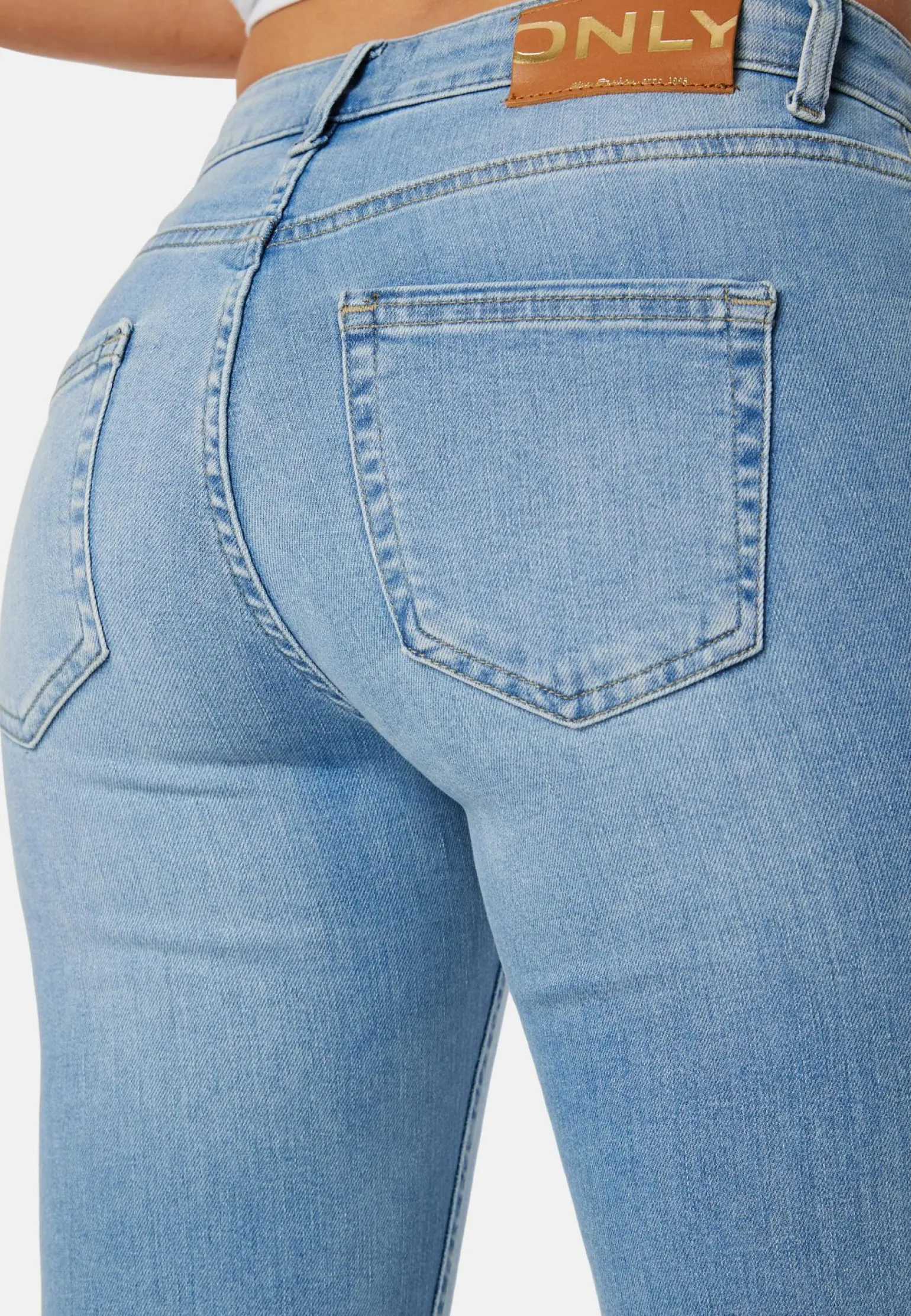 Onlblush Life Mid Flared Denim