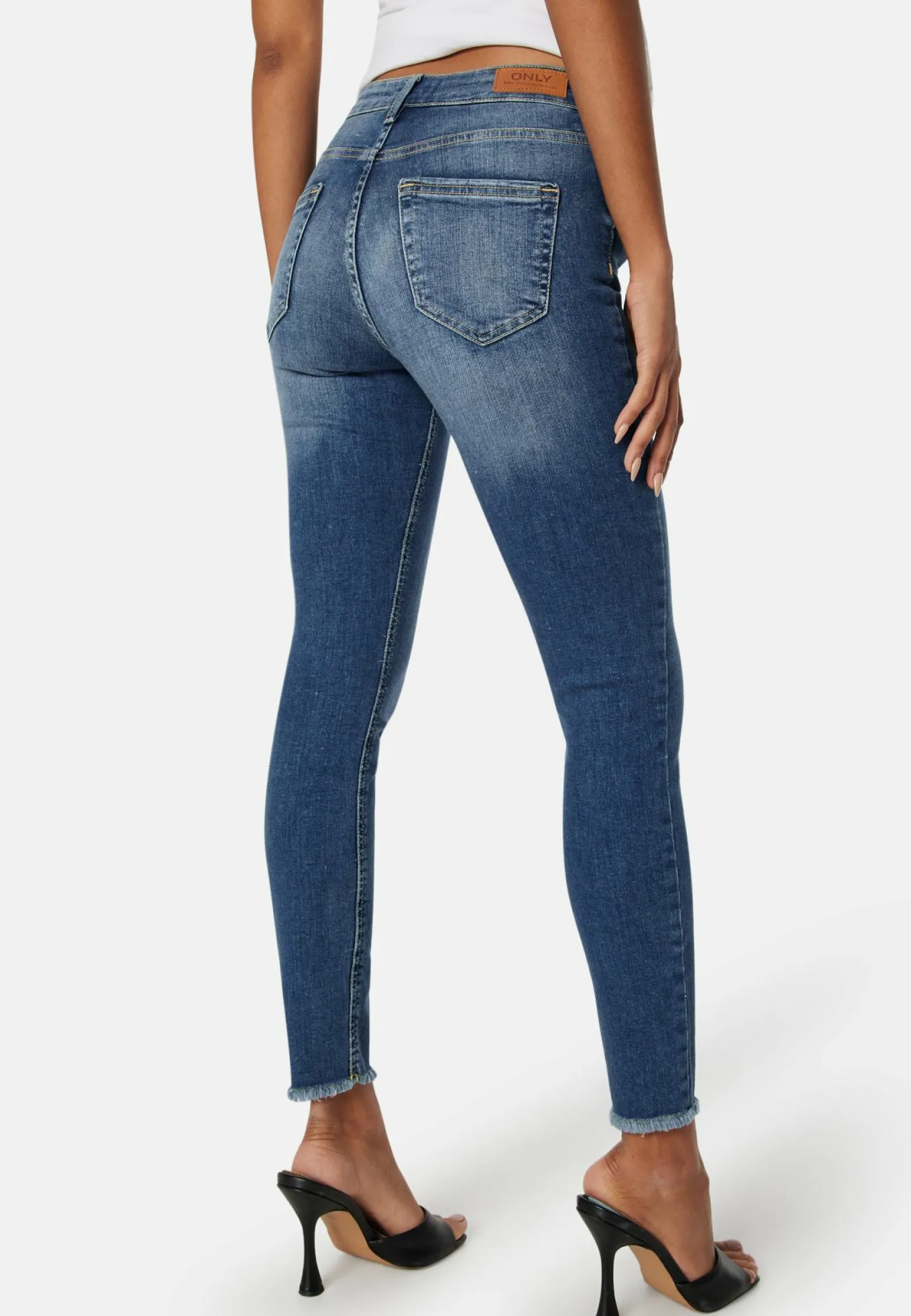 Onlblush Mid SK Ank RW Denim
