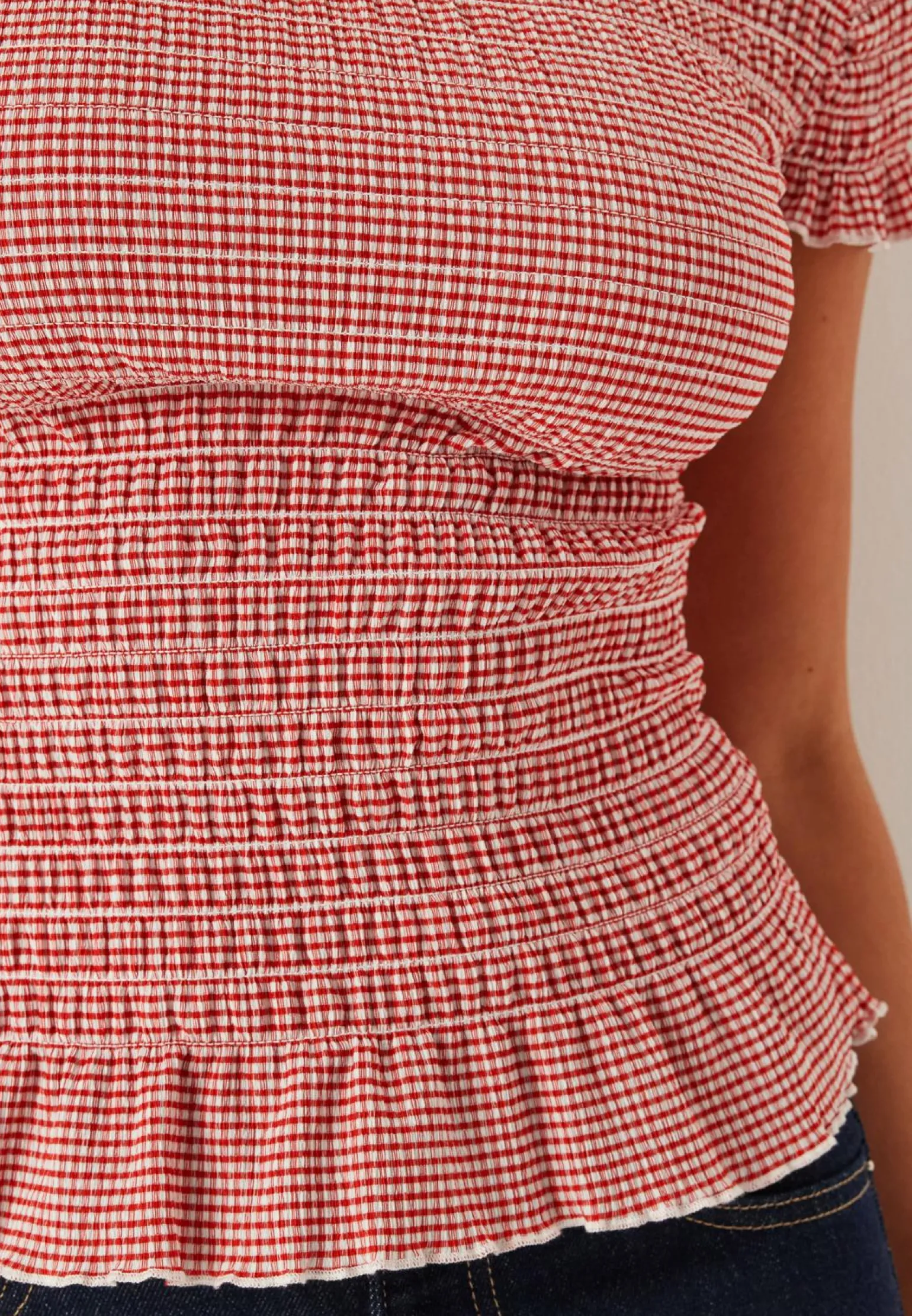 Onlcelle Life Cap Smock Boatneck Top