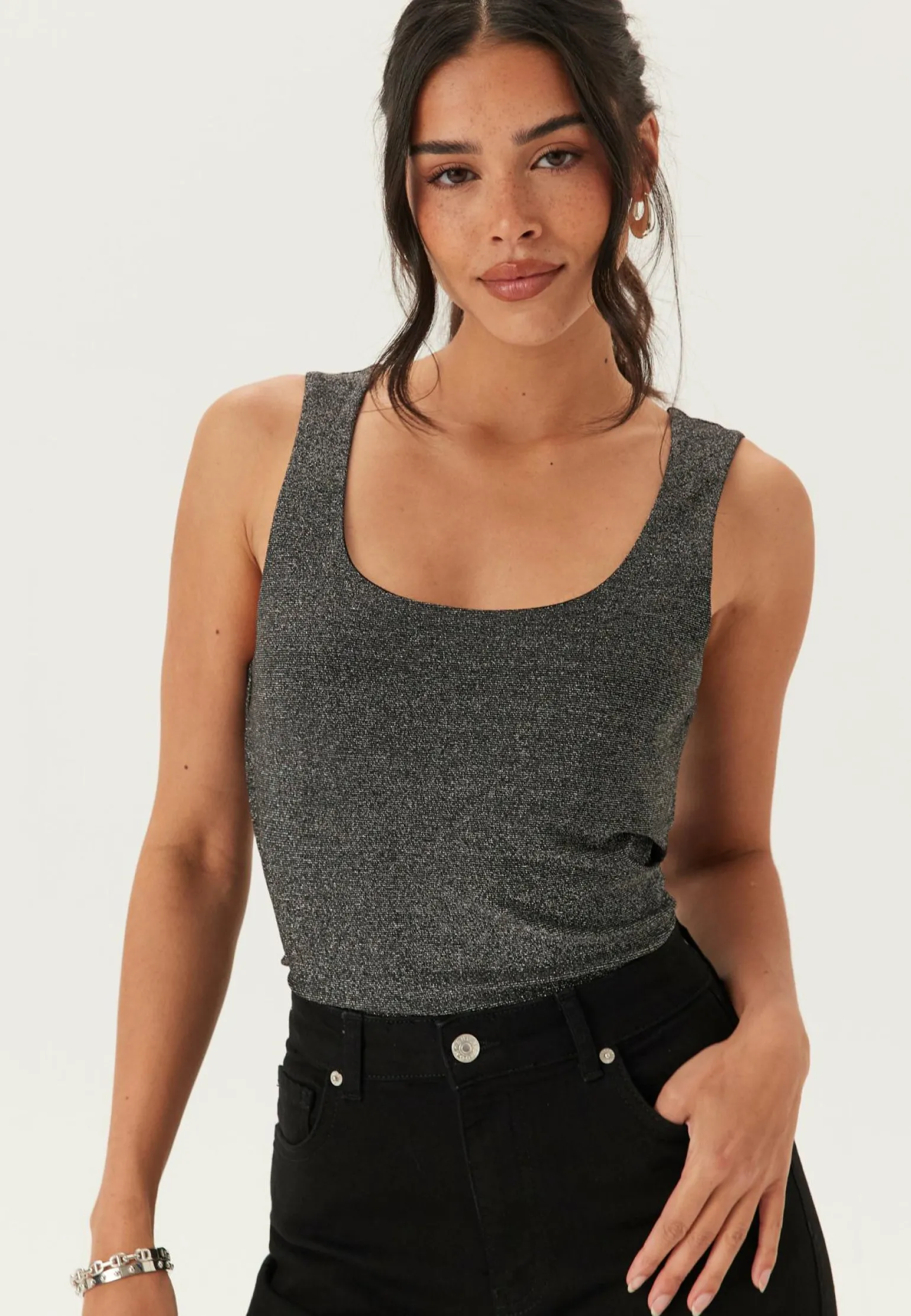 Onlea Glitter S/L 2-WAYS TOP