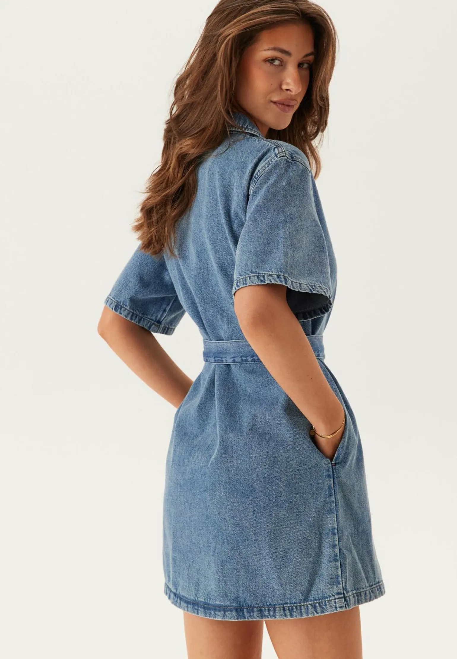 Onlellie Ss Mini Belt Dress