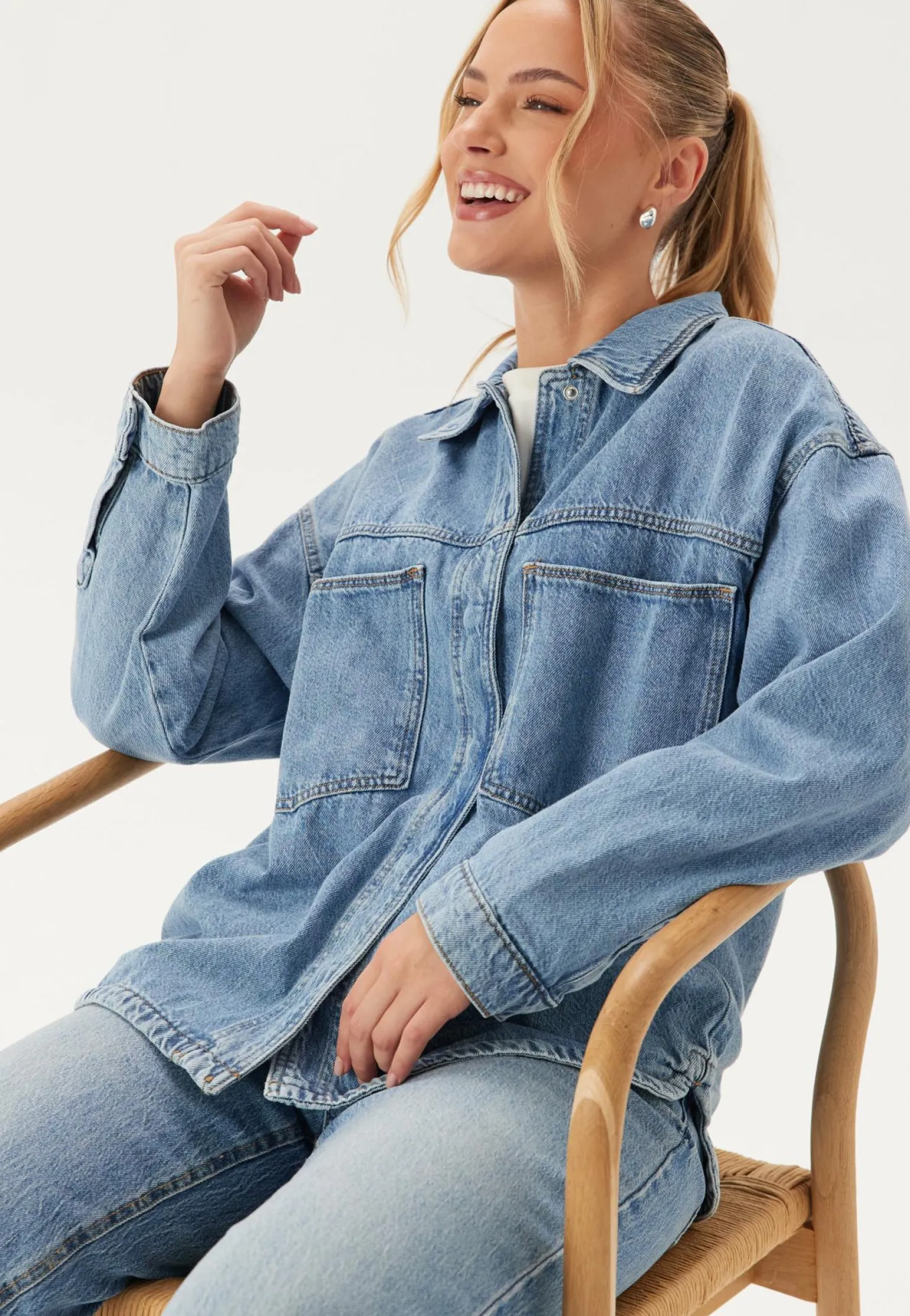 Onlemmie L/S SHIRT MB DNM SHI