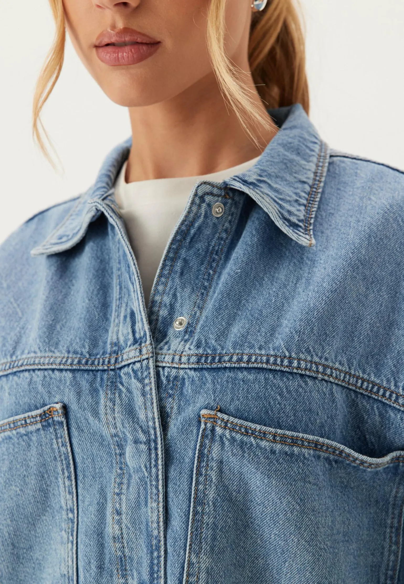 Onlemmie L/S SHIRT MB DNM SHI