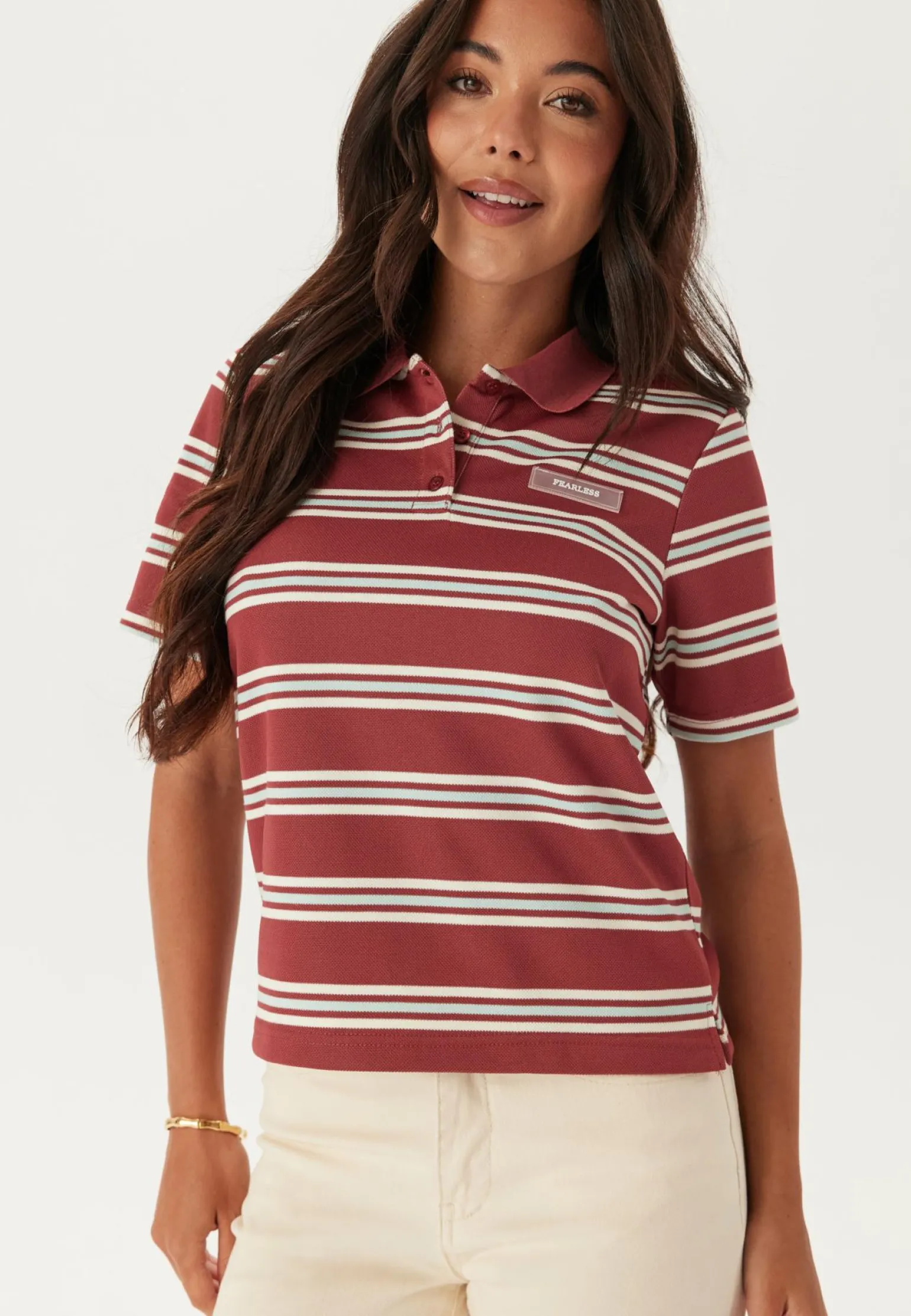 Onlevie S/S Polo Top