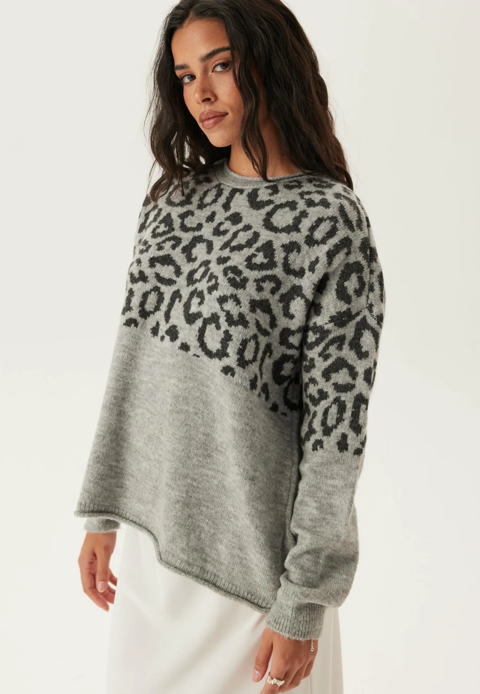 Onljade Animal Ls O-neck Knt