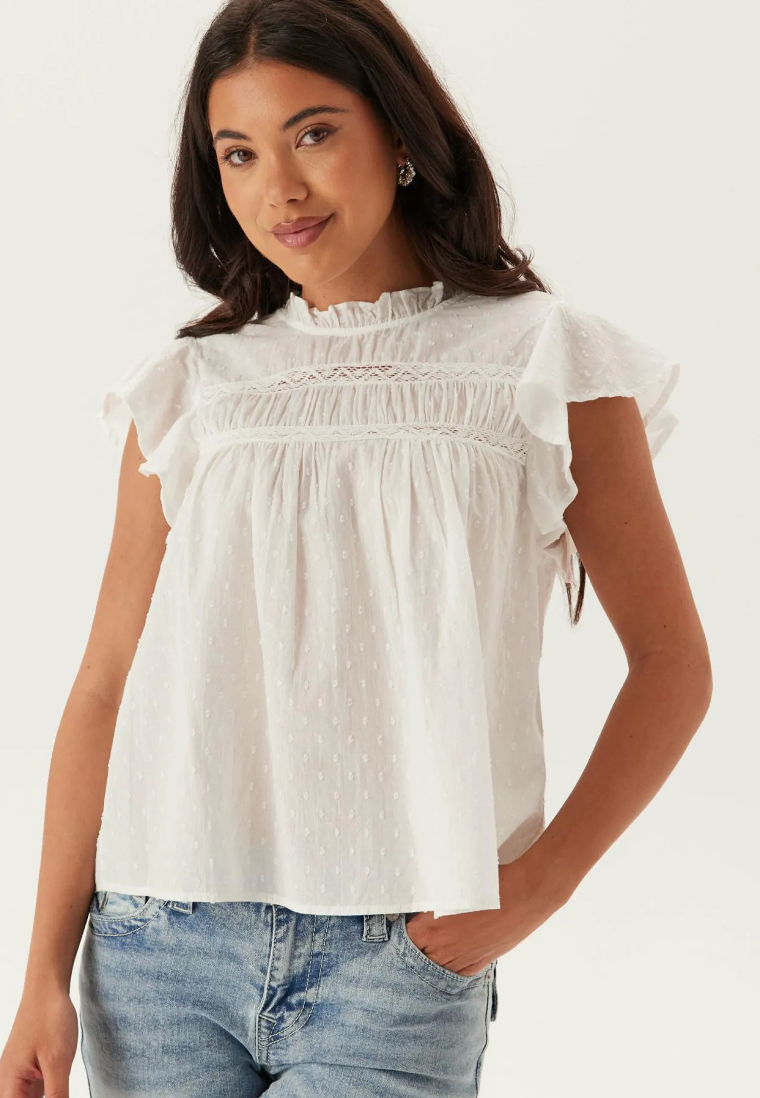 Onlkatti S/S Dobby Top