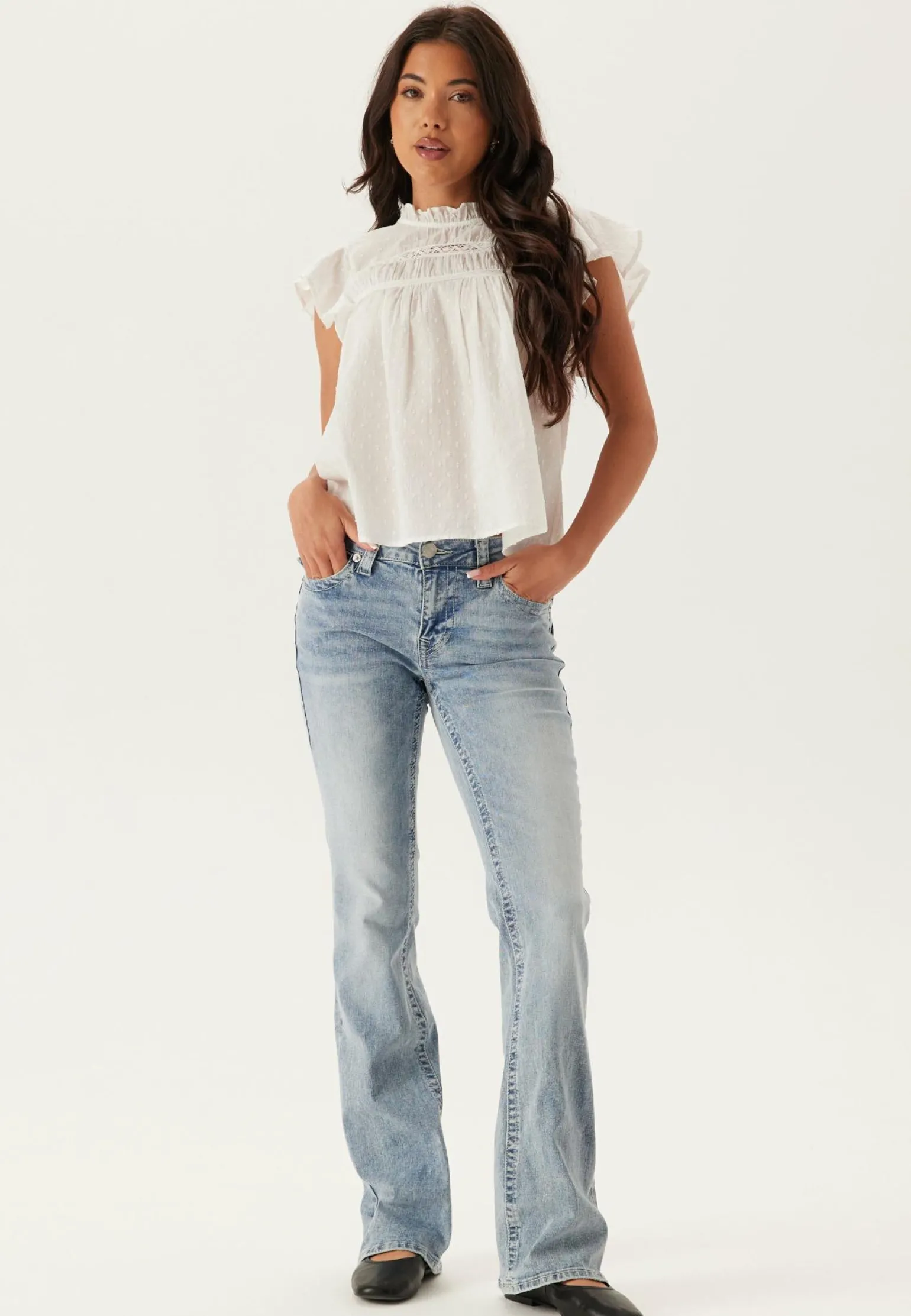 Onlkatti S/S Dobby Top