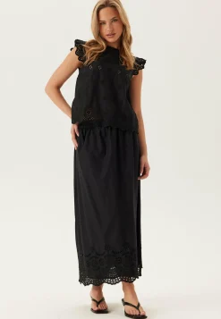Onllou Life Emb Long Skirt
