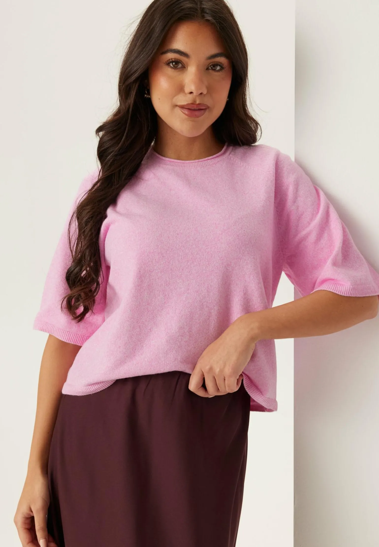 Onlloyal 2/4 O-NECK KNT