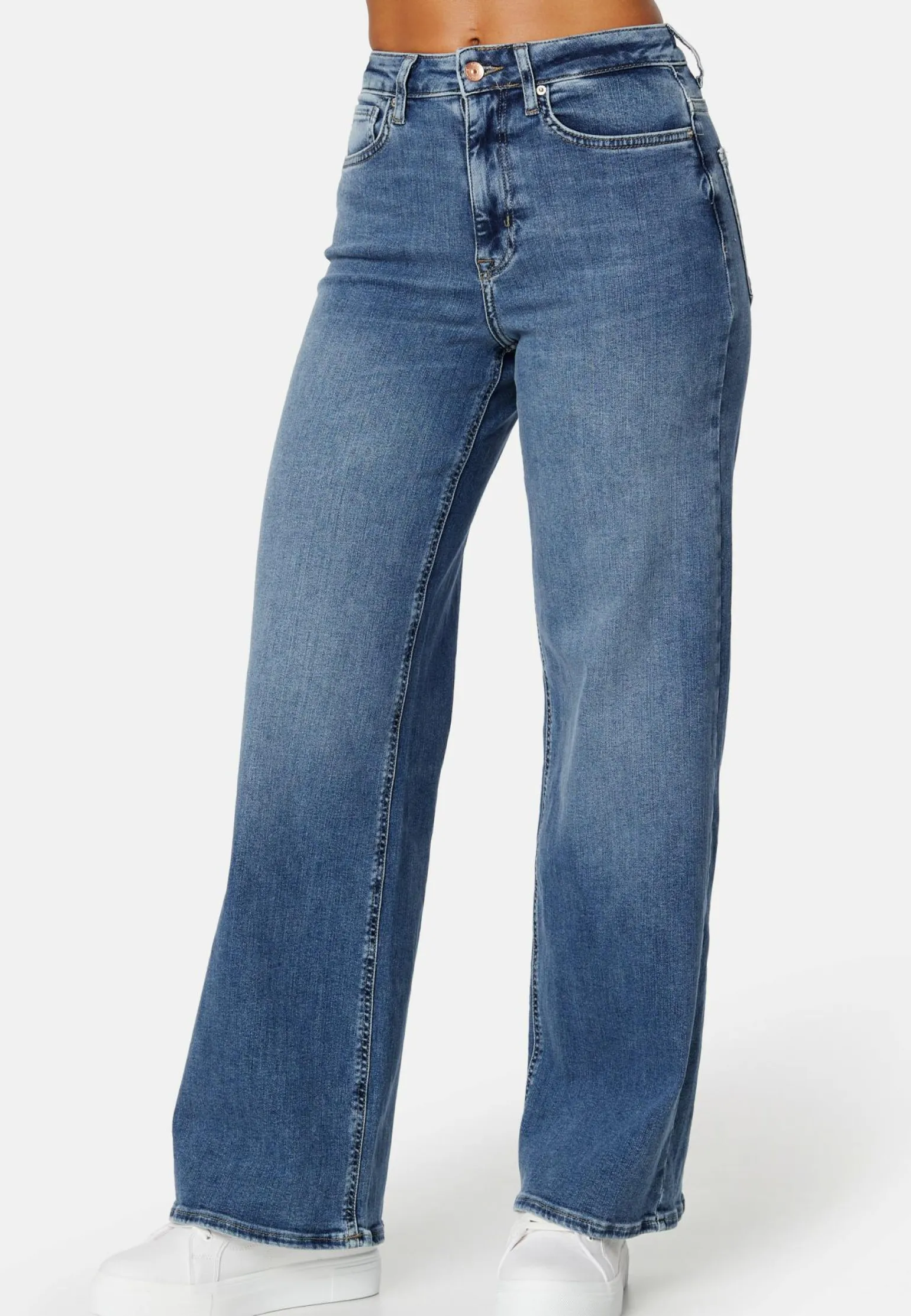 Onlmadison Blush HW Wide Denim