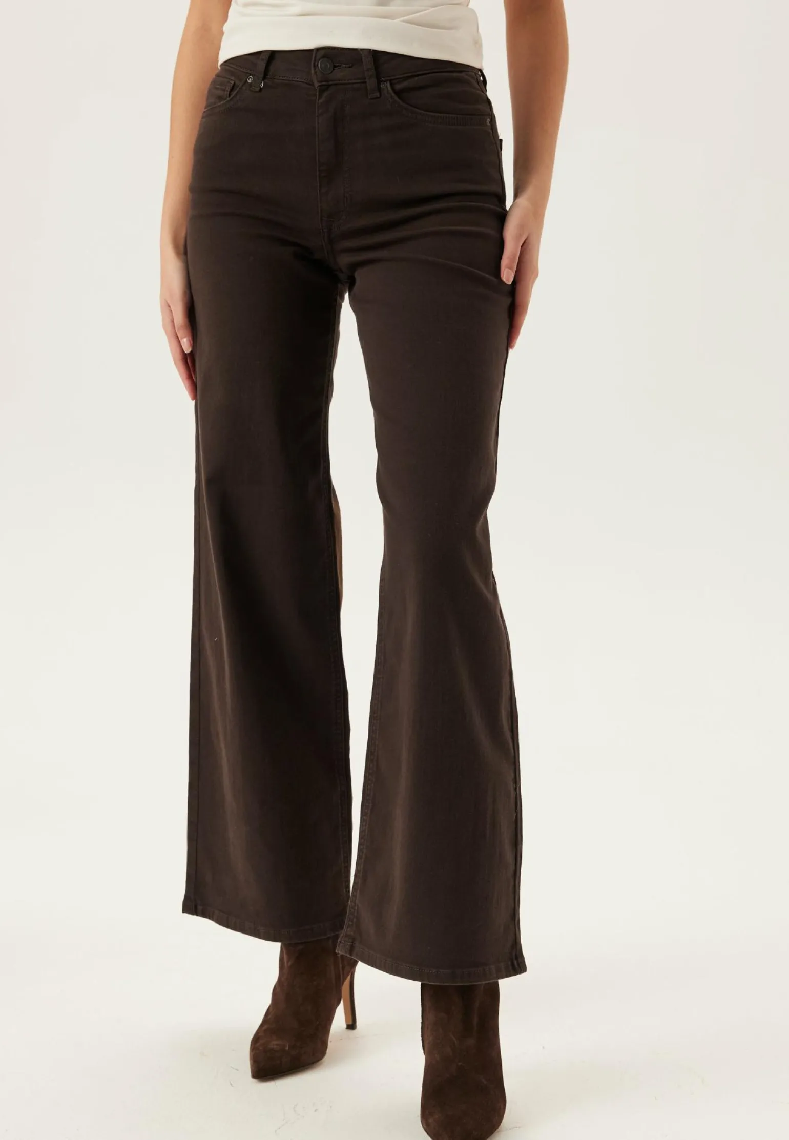 Onlmadison Blush Hw Wide Brown