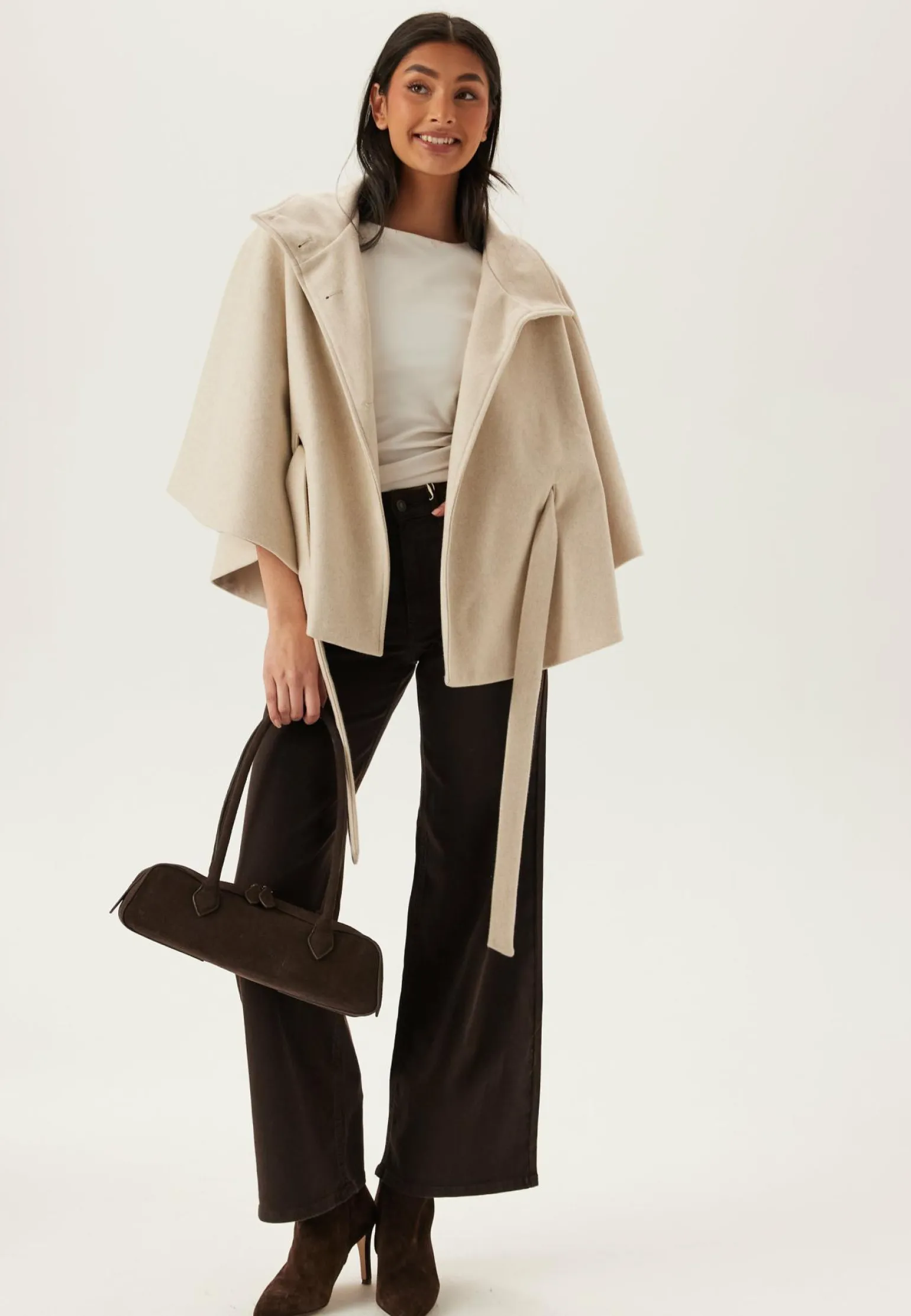 Onlmadison Blush Hw Wide Brown