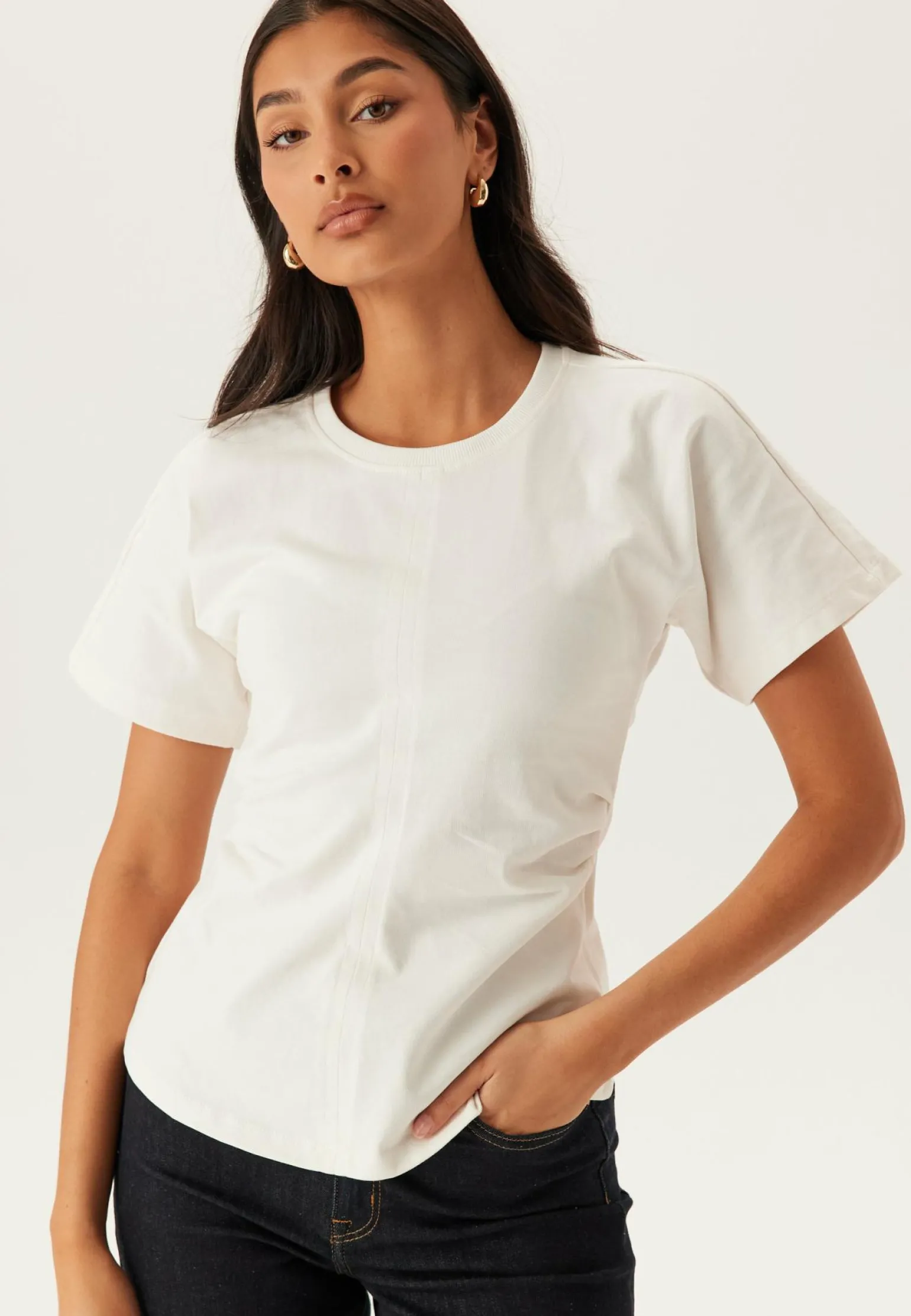 Onlmarie Life S/S RUCHING TOP