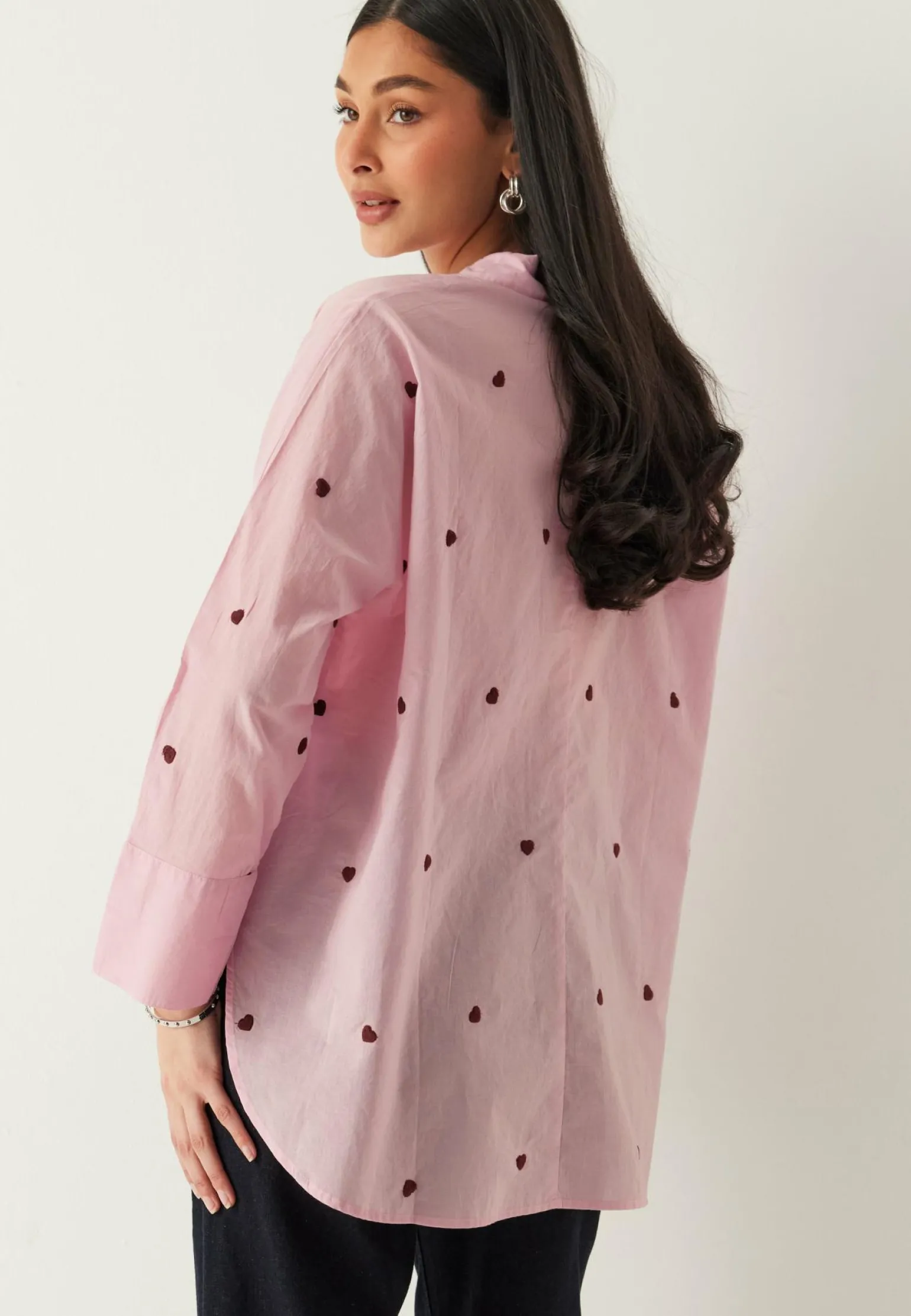 Onlnew Lina Grace Ls Emb Shirt