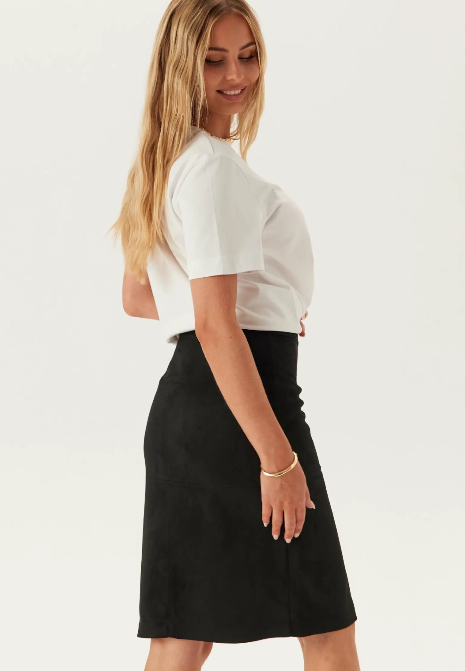 Onloline Life Faux Suede Skirt