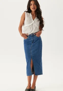 Onlsiri Front Slit Skirt Dnm