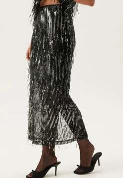 Onlspacy Hw Long Sequins Skirt