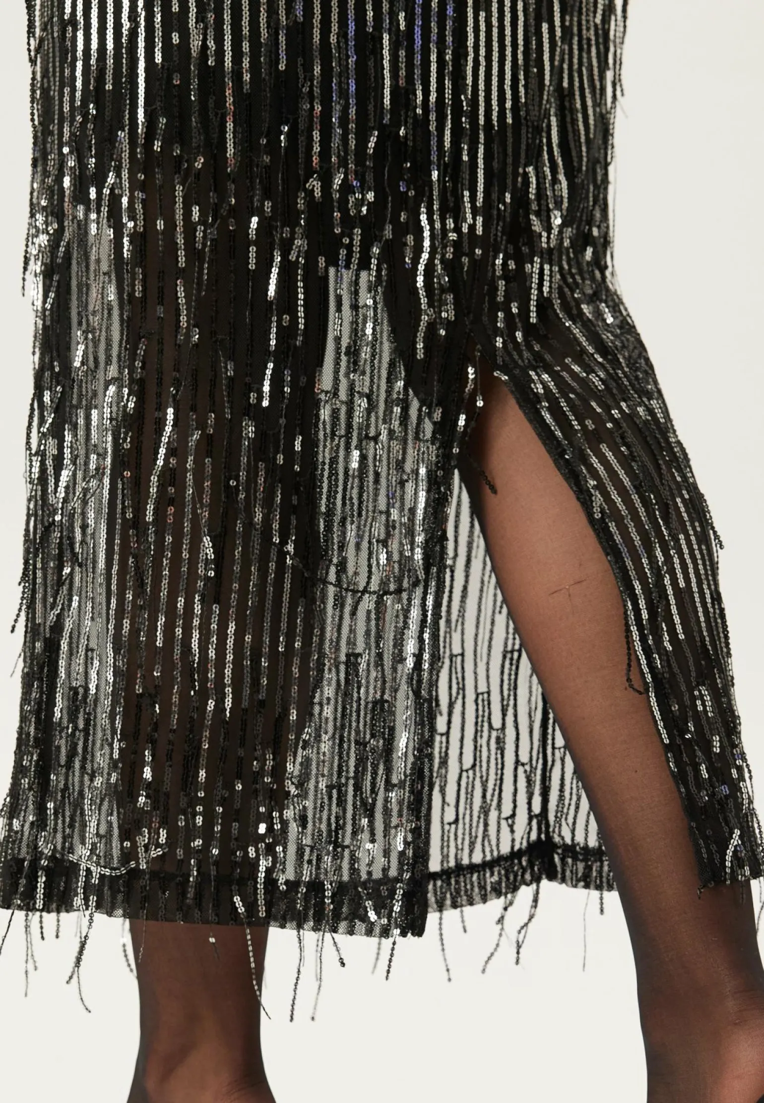 Onlspacy Hw Long Sequins Skirt