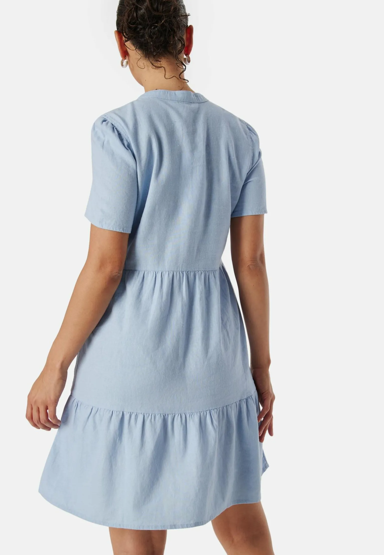 Onltiri-Caro V-Nec Lin Dress
