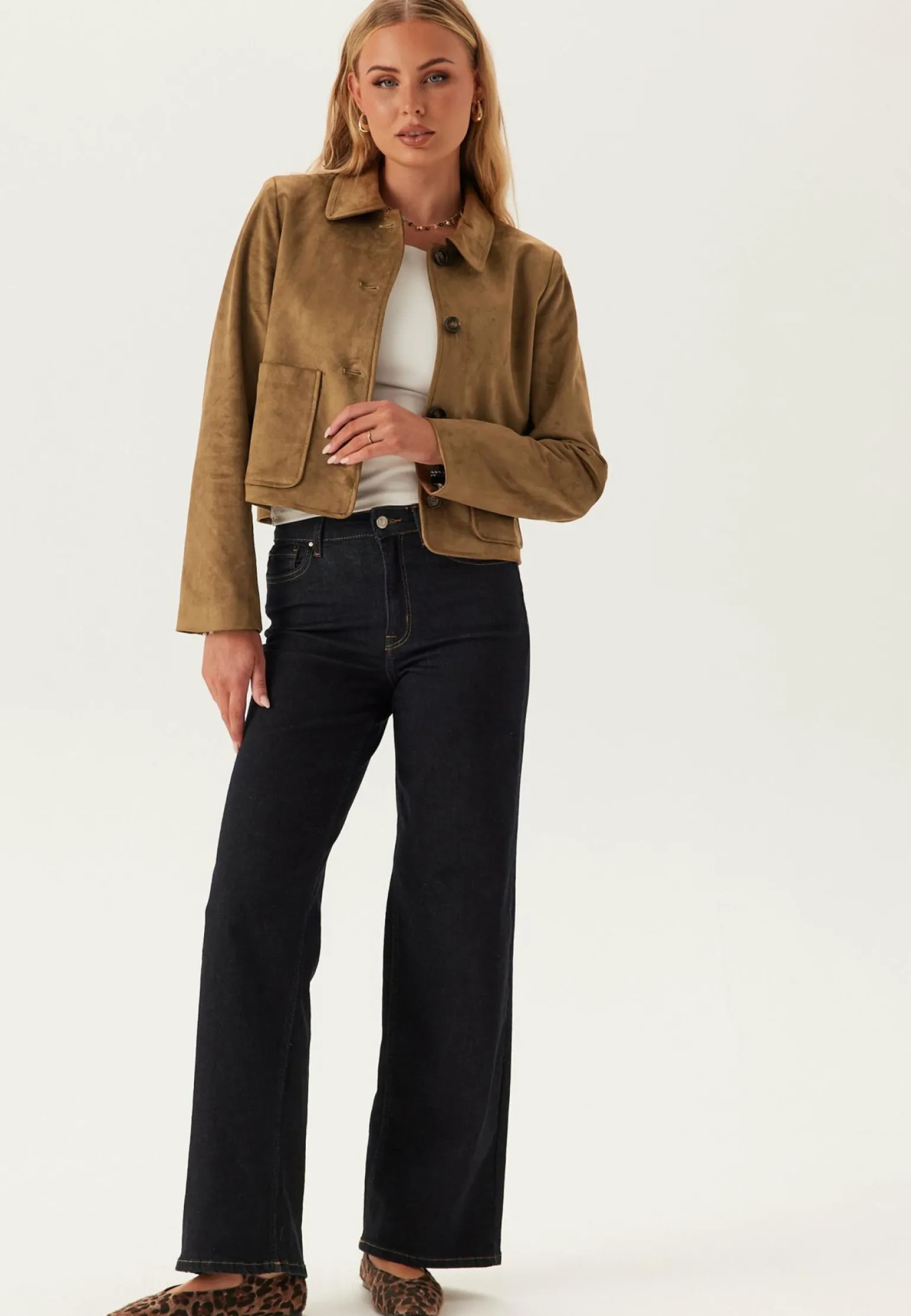 Onltulip Life Faux Suede Jacke