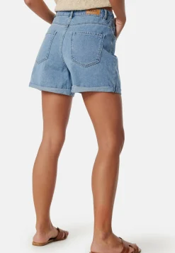 Onlvega HW Mom Dnm Shorts