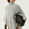 Pcfortuna High Neck Poncho