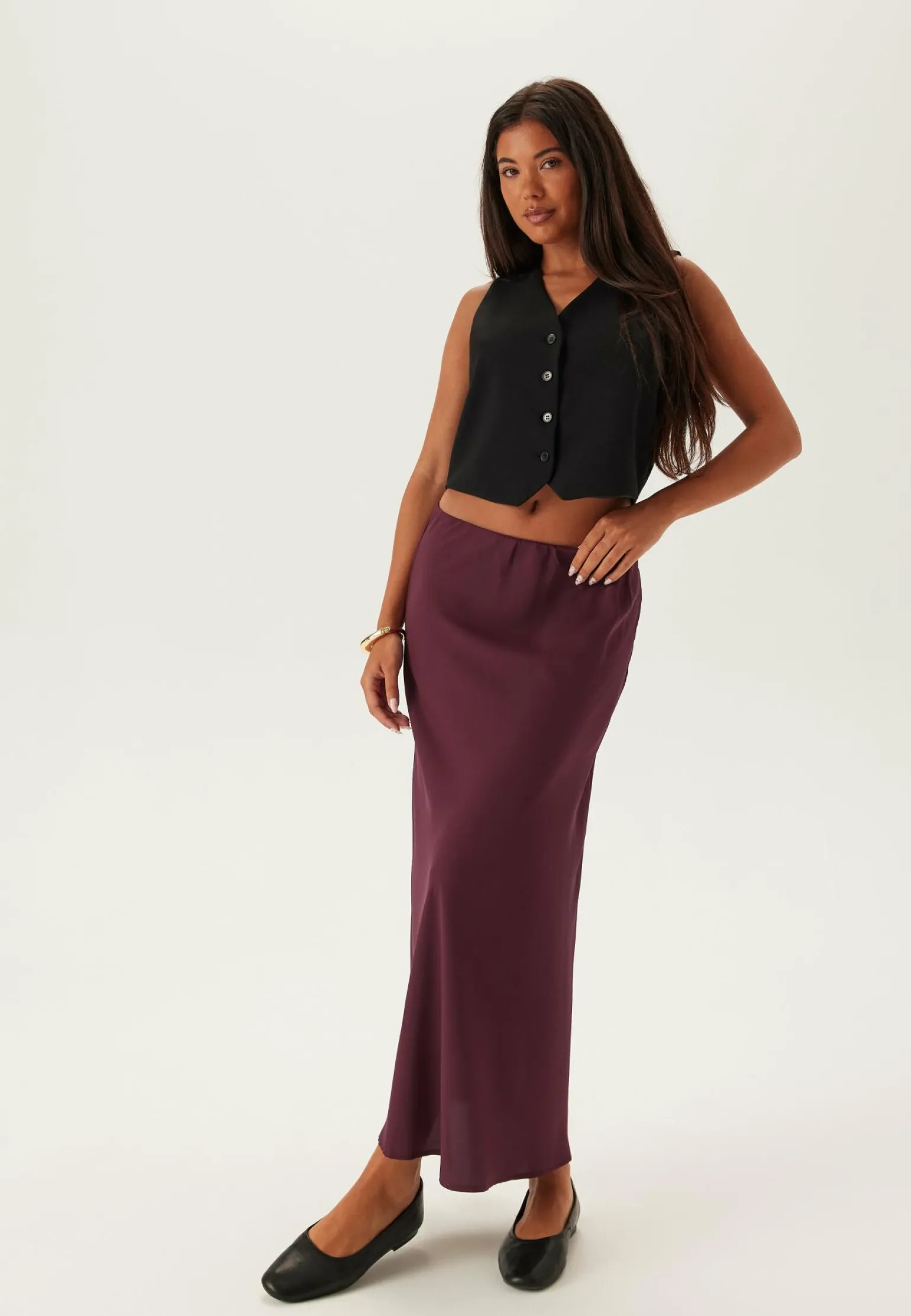 Pcfranan HW Midi Skirt