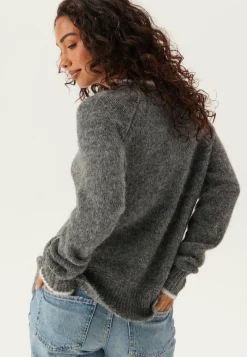 Pcivy Ls O-neck Contrast Knit