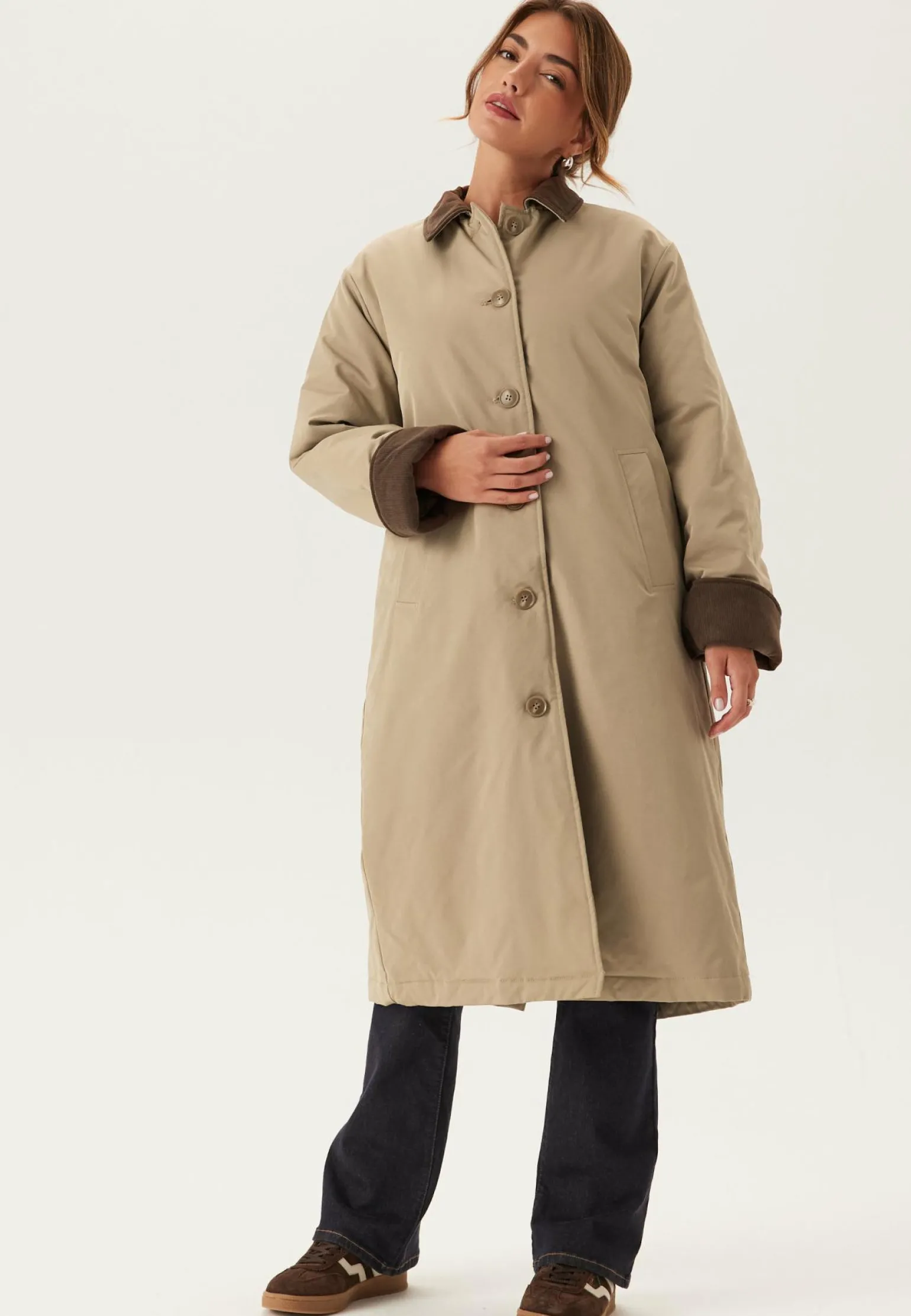 Pcjorma Long Corduroy Jacket