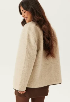 Pcjulie Reversible Teddy Coat