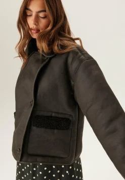 Pcjuno Coated Teddy Jacket