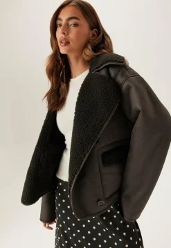 Pcjuno Coated Teddy Jacket