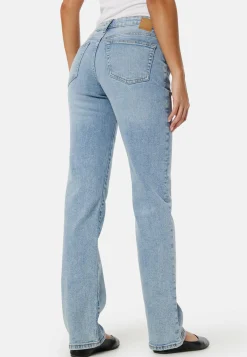 Pckelly Mid Waist Straight Jeans
