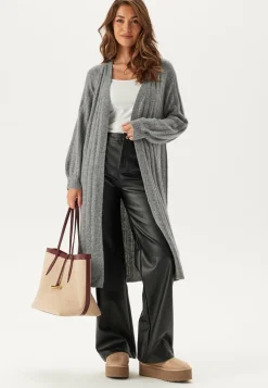 Pcmaggy Ls Long Knit Cardigan