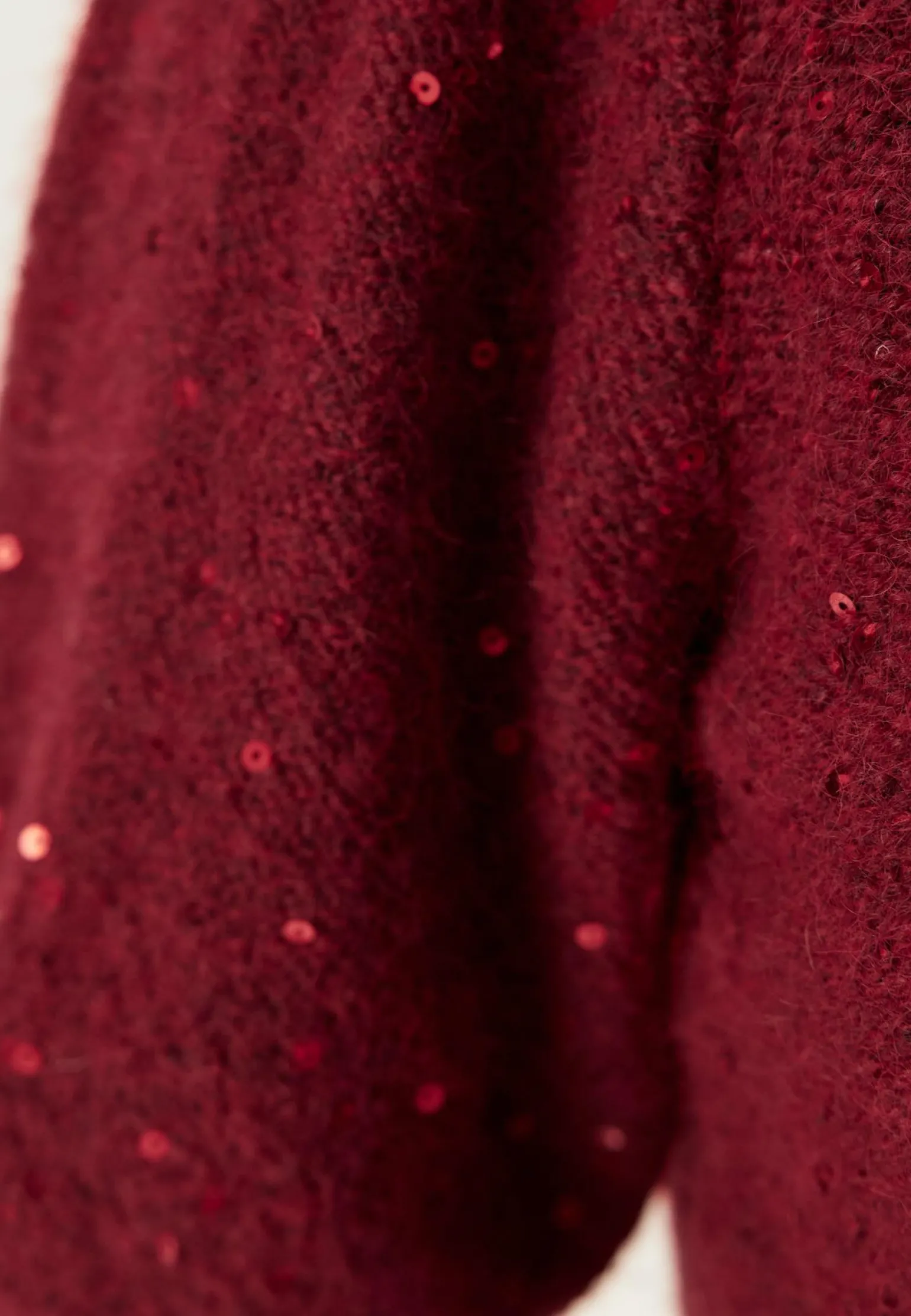 Pcmesva Ss Sequin Tie Back Knit