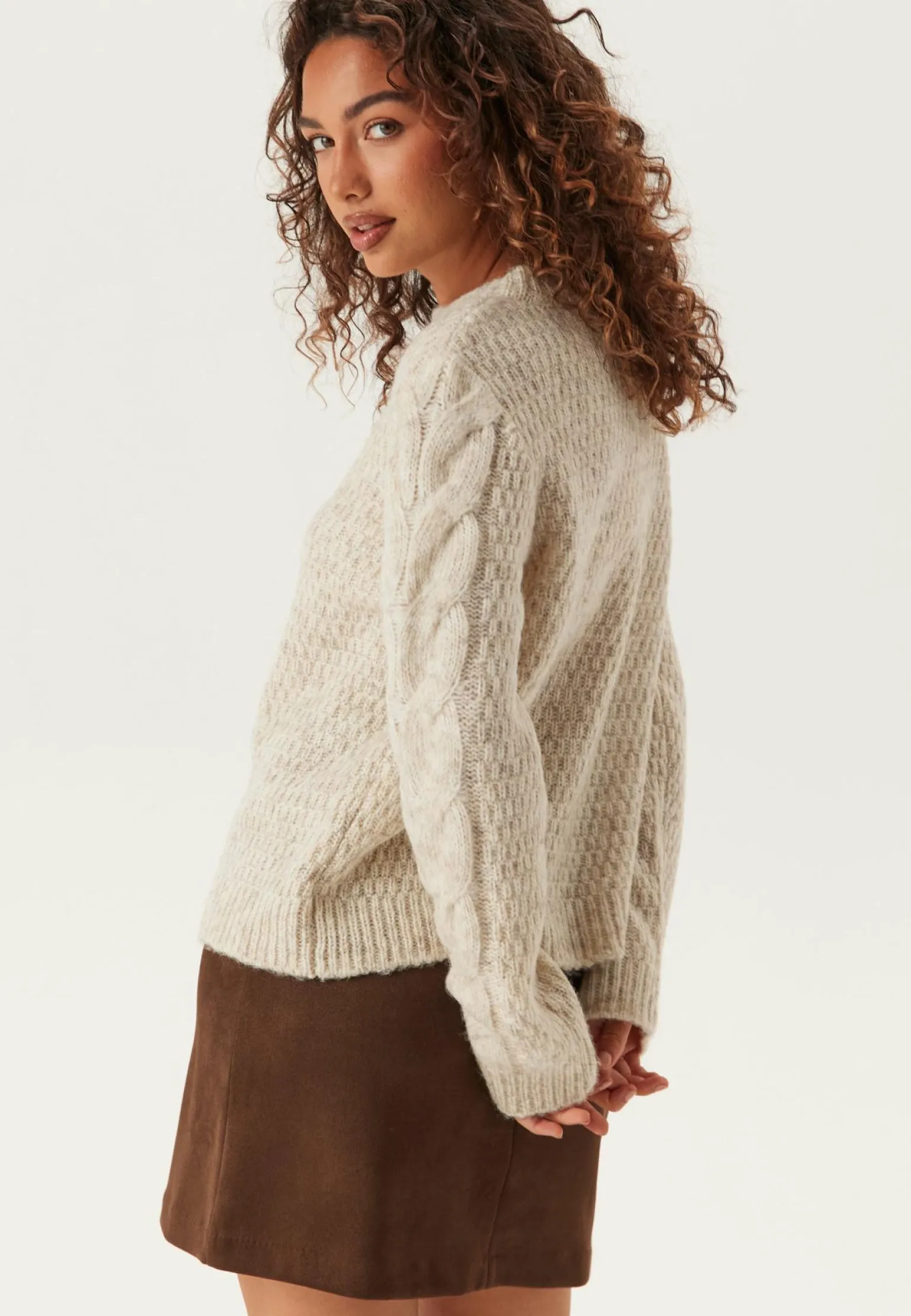 Pcnina Ls O-neck Knit