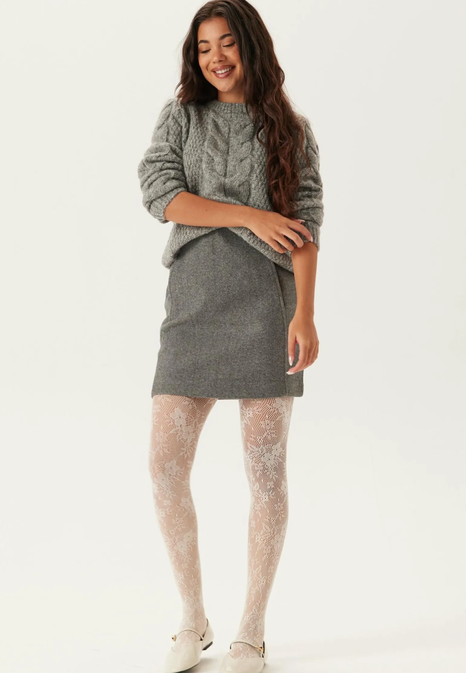 Pcnina Ls O-neck Knit