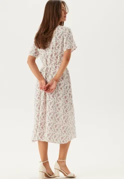 Pcnya Ss V-neck Midi Dress