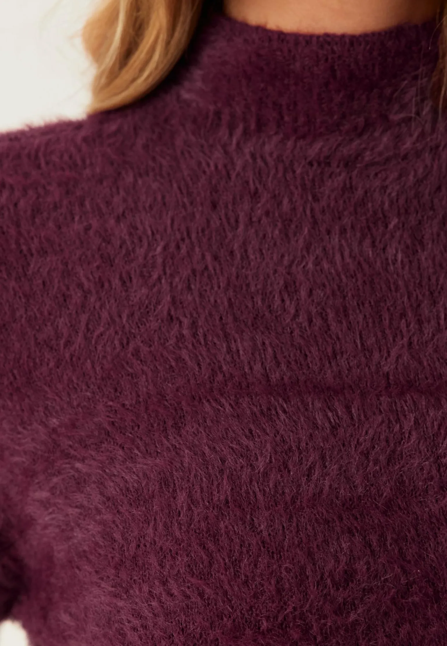 Pcovy Ls Mock Neck Knit