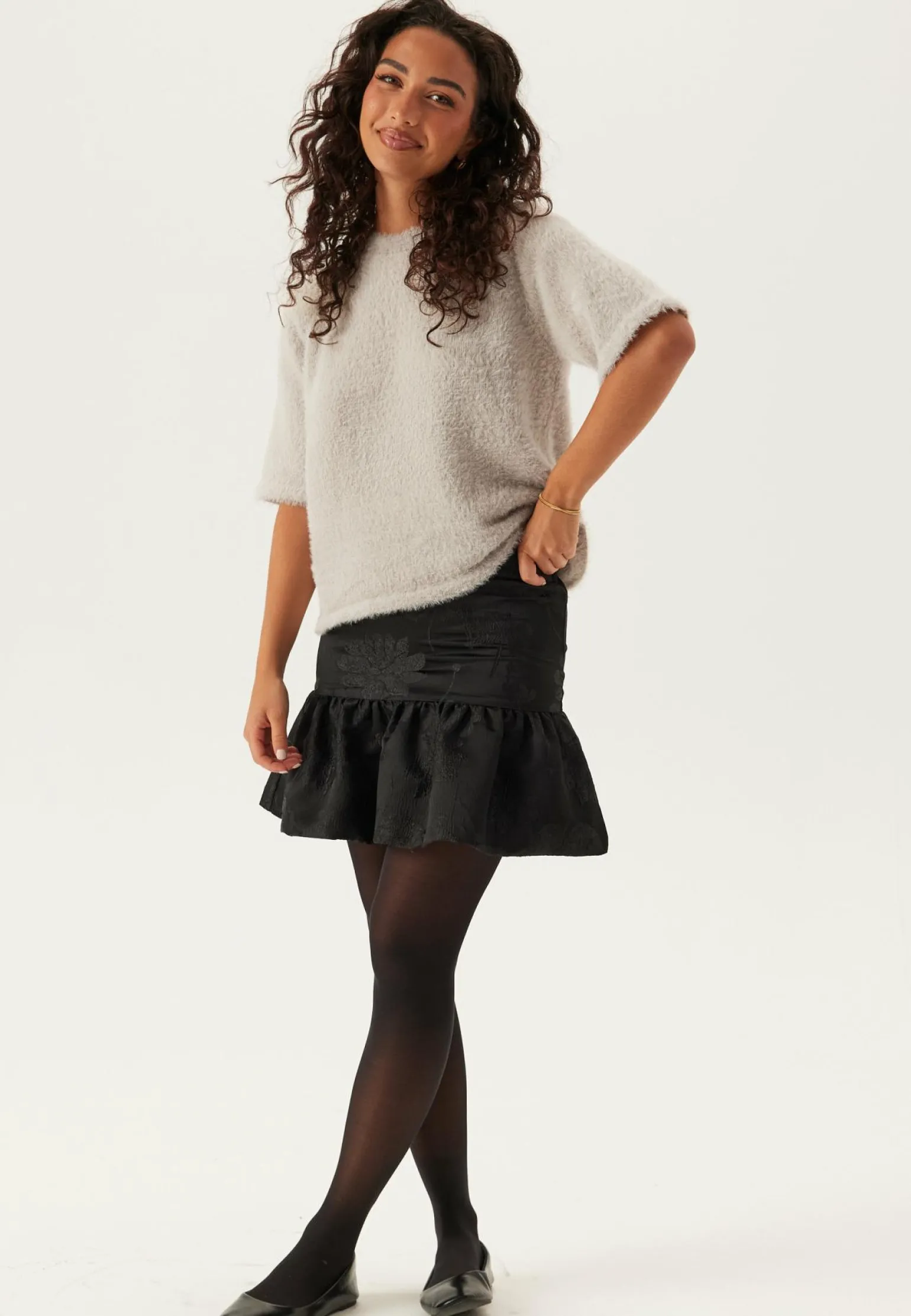 Pcovy Ss O-neck Knit
