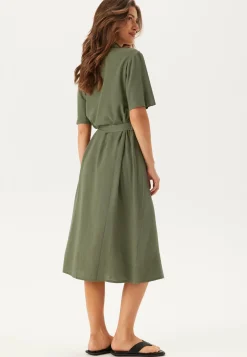 Pcpia 2/4 MIDI SHIRT DRESS