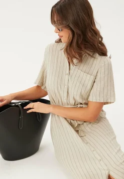 Pcpia 2/4 MIDI SHIRT DRESS